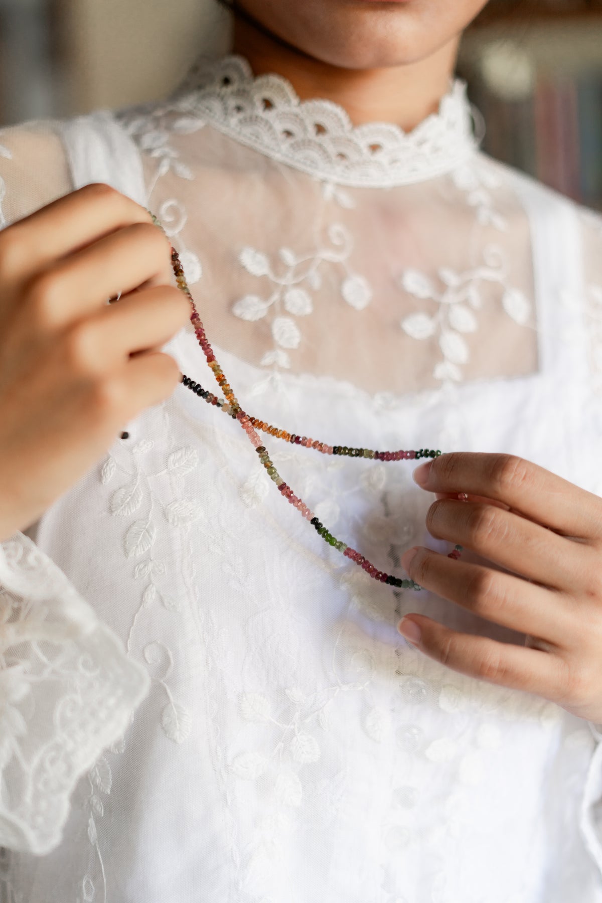 Multi Tourmaline necklace