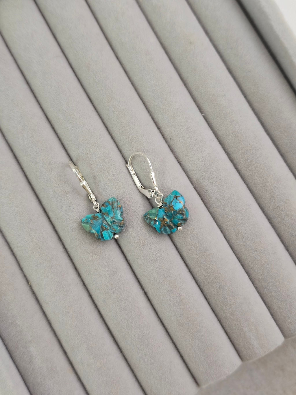 Tibetan turquoise earrings
