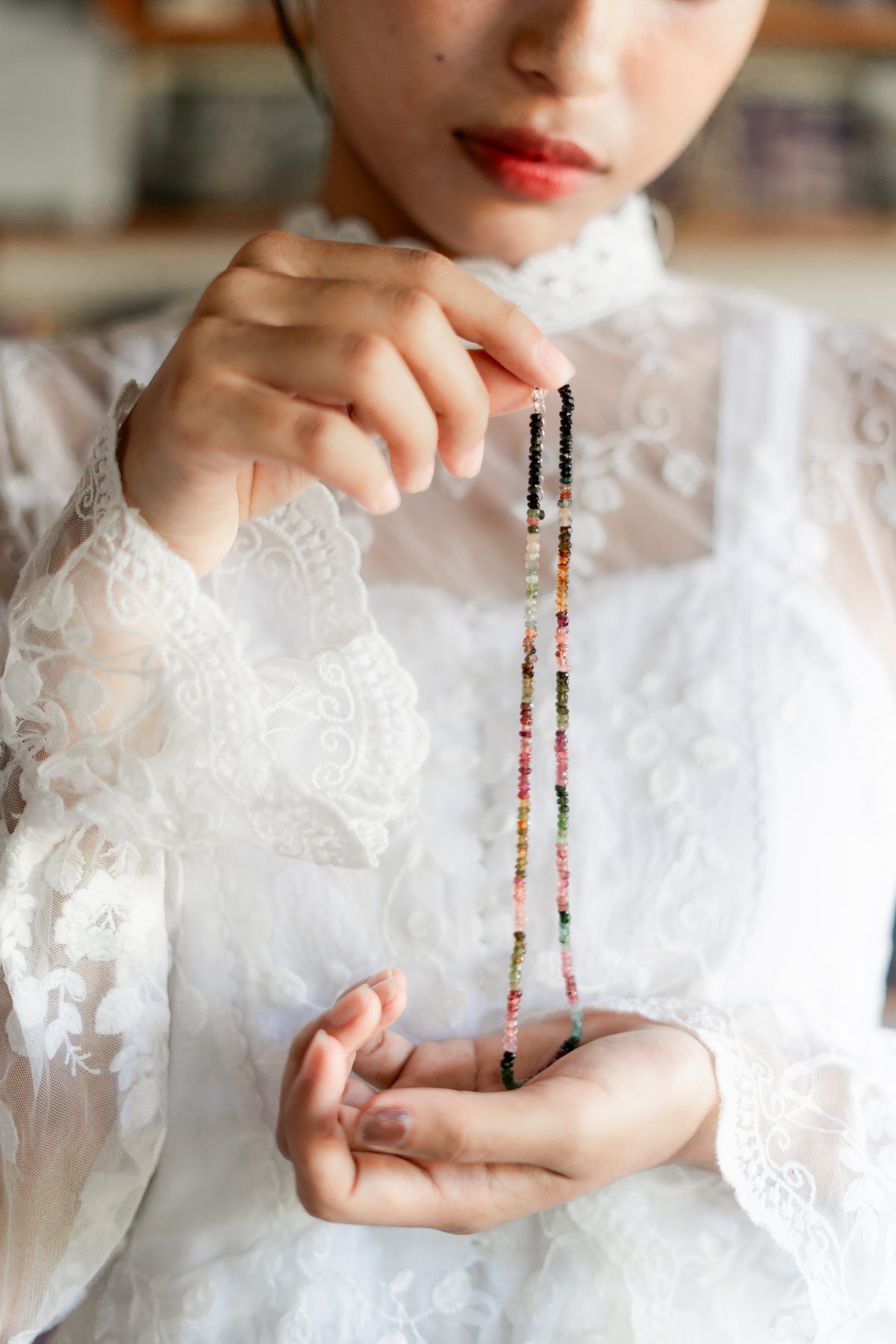 Multi Tourmaline necklace